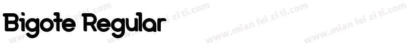 Bigote Regular字体转换